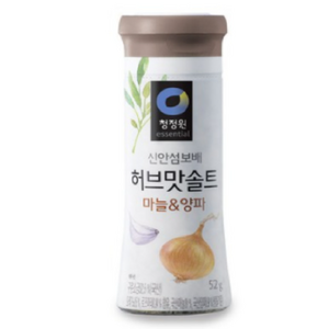 대상 청정원 허브맛솔트 마늘&양파, 52g, 20개