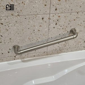 OSP-048 국산 무광니켈 사틴실버 욕실 욕조손잡이 욕실안전손잡이, 400, 1개