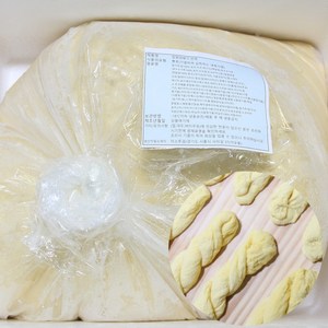 찹쌀꽈배기 팥도넛 반죽 10kg, 1개