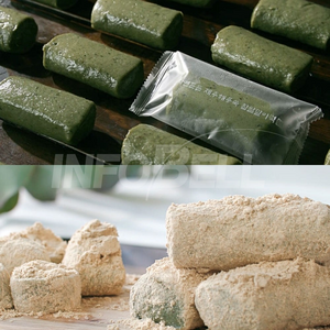 [TV홈쇼핑정품 인포벨]HACCP 제주 해풍쑥 현미찹쌀 인절미 산양유 콩고물 영양 간식 자연해동 개별포장, 40g, 80개