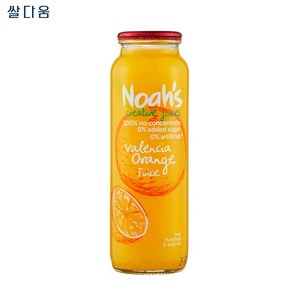 노아주스 발렌시아 오렌지 주스, 260ml, 12개