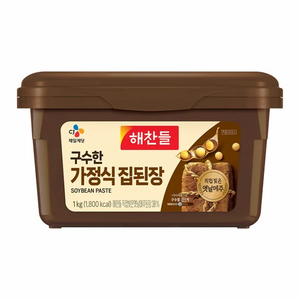 해찬들 구수한집된장, 1kg, 1개