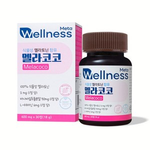 식물성 멜라토닌 2mg 함유 식약청인증 멜라코코, 1개, 30정