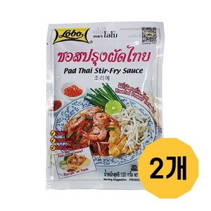 [루츠팜] 태국 로보 팟타이소스 120gX2개 lobo pad thai 로보팟타이, 2개, 120g