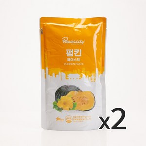 (세미) 베버시티 펌킨 페이스트 단호박라떼, 1kg, 2개입, 1개