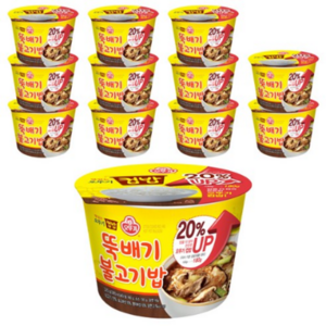 오뚜기 뚝배기 불고기밥 증량, 320g, 36개