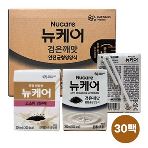 뉴케어 고소한검은깨 빨대형, 200ml, 30개