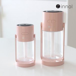 이놀 스윙 미스트 3세대 무소음 세척 편한 550ml 가습기, 핑크 [EW008]