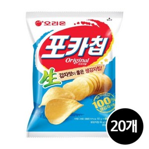 오리온 포카칩 오리지널, 66g, 20개