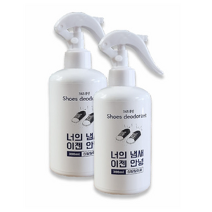 365클린 신발탈취제 발냄새제거 및 신발냄새 탈취 스프레이, 2개, 300ml