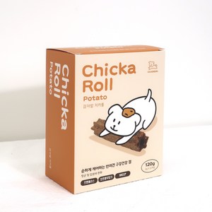NO보존료 프로폴리스 구강 덴탈 껌 강아지 식물성 간식 코코댕 치카롤, 1팩, 120g, 감자밭치카롤