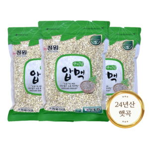 국산 압맥 보리 2.4kg (800gx3개), 3개, 800g