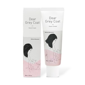 강아지 고양이 핥아도 안심 핸드크림 디어그레이코트 50ml, 화이트블라썸 (안티에이징), 1개