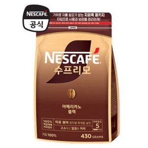 행사 네스카페 수프리모 아메리카노 리필 150g 6개, 430g, 1개