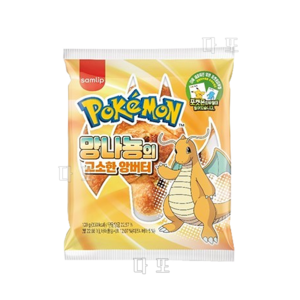 포켓몬빵 망나뇽의 고소한 앙버터, 1개, 100g