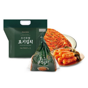 피코크 조선호텔 포기김치 4kg + 총각김치 1.5kg, 피코크 조선호텔 포기김치4kg+총각김치1.5kg, 1개, 5.5kg