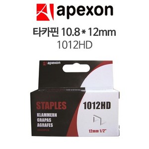 APEXON 타카핀 10.8*12mm 1012HD, 1개