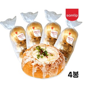 삼립 빠네파스타용 냉동 바게트롤 600g 4봉 하드롤, 4개