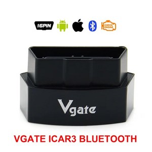 VSTM IOS 안드로이드 PC용 와이파이 코드 리더 V1.5 Vgate iCa3 ELM327 OBDII 진단 인터페이스 신제품, 04 ICAR3 BT Black, 1개