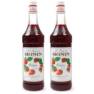 모닌 스트로베리 딸기시럽 1000ml 2개세트, 1L, 2개