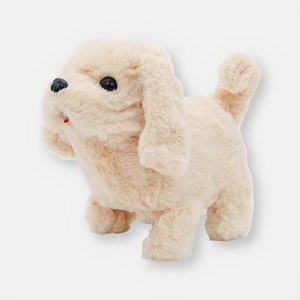 움직이는 강아지 토끼 고양이 인형 9종 리트리버 허스키 동물인형, 16cm, 리트리버 브라운, 1개