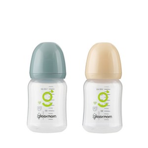 그린맘 베이직 PP 슬림 젖병 140ml, 릴리 베이지 140, 1개