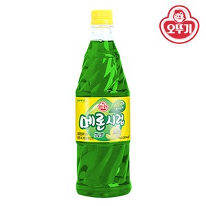 오뚜기 메론시럽, 1kg, 5개