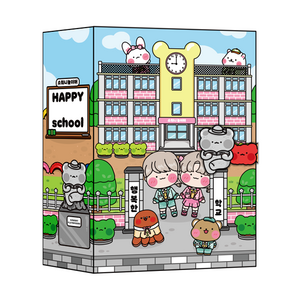 [소워니놀이터] 행복한 우리 학교 스퀴시북 DIY 만들기, 기본구성+손코팅지40장+양면테이프+투명테이프, 1개