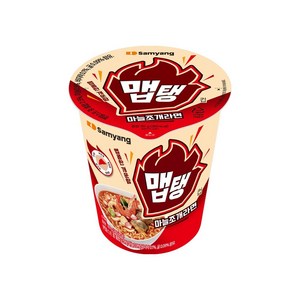 맵탱 마늘조개라면 소컵 컵라면 65g x 4개