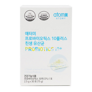 애터미 프로바이오틱스 10플러스 친생유산균, 2.5g, 30개