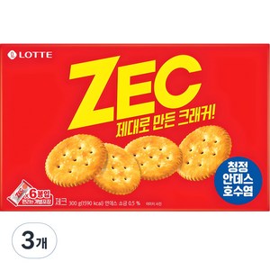 롯데 제크 오리지날, 300g, 3개