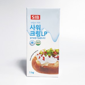 선인 사워크림 LP 1kg 발효생크림 대용량 아이스박스무료포장, 5개