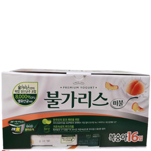 [코스트코] 남양 떠먹는 불가리스 복숭아 아이스박스포장 냉장식품, 85g, 16개입