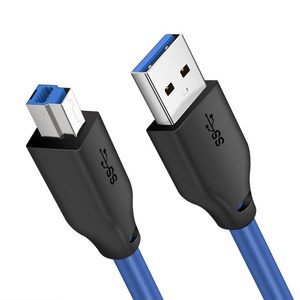 케이블타임 USB3.0 AM BM AB 케이블, 1개, 2m