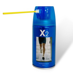 런닝머신 오일 제벡 X2 320ml 실리콘오일 스프레이 워킹머신 엑스2 엑스투 소음 마찰 방지용, 1개