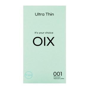 [단독 초특가 할인] 오엑스 001 울트라씬 OX 콘돔, 1개, 12개입