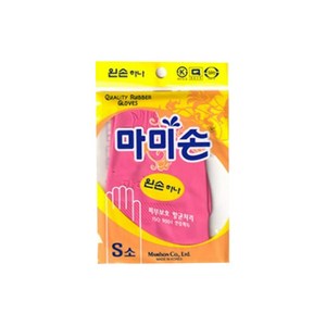 마미손 고무장갑 왼손만하나, 소(S), 5개