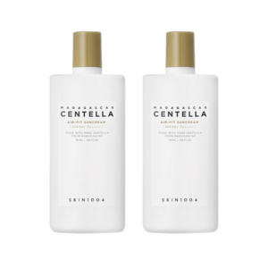 SKIN1004 [DUO SET] 마다가스카르 센텔라 에어핏 선크림 플러스 50ml X 2개, 마다가스카르 센텔라 에어핏 선