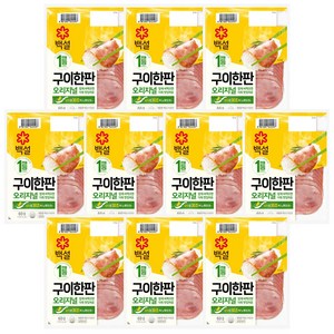 CJ 구이한판오리지널햄60g, 60g, 10개