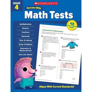 Scholastic Success with Math Tests Gade 4, Scholastic Inc.