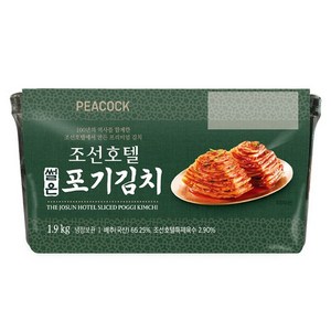 피코크 조선호텔 썰은 포기김치 1.9kg, 1개