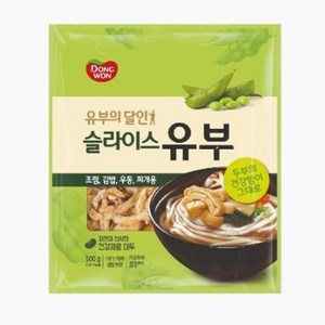 동원 슬라이스 유부, 2개, 500g