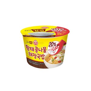 오뚜기 맛있는 오뚜기 컵밥 황태 콩나물해장국밥, 301.5g, 12개