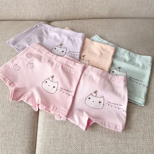 엘라운지 파스텔 여아용 면스판 드로즈 사각팬티 5P