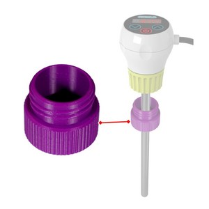 어댚터 대한민국 요구르트 제조기 요거하임 1리터 용기용 보라색 어댑터만 판매함 지름 42mm 높이 35mm, 1개