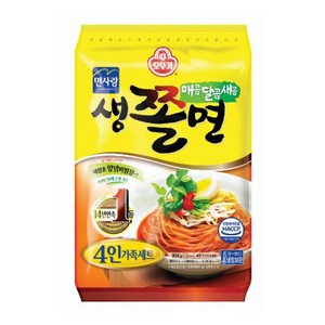 오뚜기 생쫄면4인, 904g, 1개