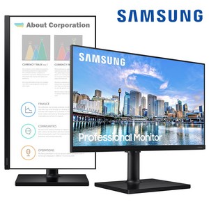 삼성전자 FHD LED 75Hz 27인치 모니터 세로 회전, 68.6cm, 27t450