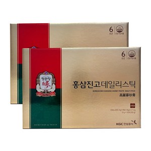 정관장 정관장 홍삼진고 데일리스틱(10gX20포) 2박스+쇼핑백 2장, 1SET, 2개