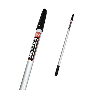 엑셀라 폴대 80cm 1.6m 3.1m 5.6m 7.6m (장대 지름22mm 다용도 도구연결 길이조절 긴장대), 1개, 그린