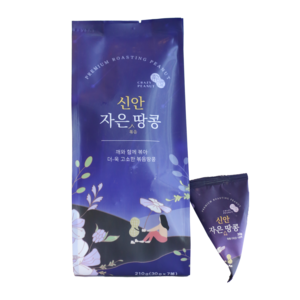 크레이지피넛 100% 국산 신안땅콩 (210g/400g), 신안땅콩 210g, 1개